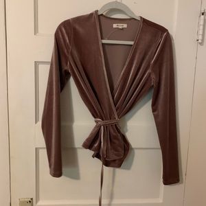 Velvet madewell top